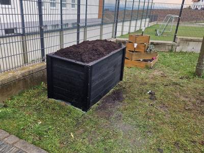 Gesundes Lernen mit Hochbeeten Umsetzung Bild 3