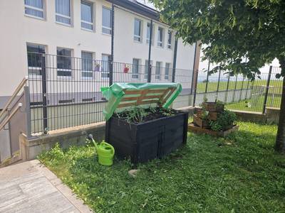 Gesundes Lernen mit Hochbeeten Bild