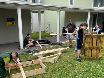 Betreuter Garten - Hochbeete für's Betreute Wohnen Umsetzung Bild 1